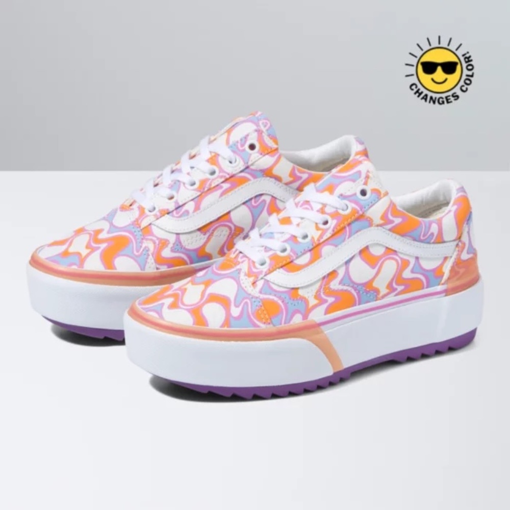 Old Skool Stacked Platform Sneaker UV